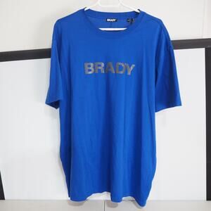 Tom Brady Brand Royal Blue Short Sleeve T-Shirt Men's Size XXL